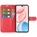 Honor 400 Pro PU Wallet Case [Red]
