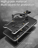 Honor 400 Pro Ring Kickstand Case w/ Camera Cover [Red]