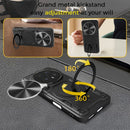 Honor Magic 8 Pro 5G Ring Kickstand Case w/ Camera Cover