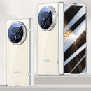 Icebreaker Clear Electroplated Hinge Case for Honor Magic V5 with Tempered Glass [Silver]
