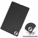 KST Tri-fold PU Leather Case for HONOR Pad 10 12.1-inch [Black]