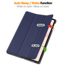 KST Tri-fold PU Leather Case for HONOR Pad 10 12.1-inch [Navy]