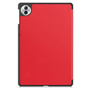 KST Tri-fold PU Leather Case for HONOR Pad 10 12.1-inch [Red]