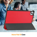KST Tri-fold PU Leather Case for HONOR Pad 10 12.1-inch [Red]