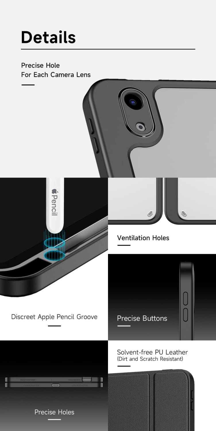 iPad Air 11 / Air 5 / Air 4 Smart Flip Multi Stand Case