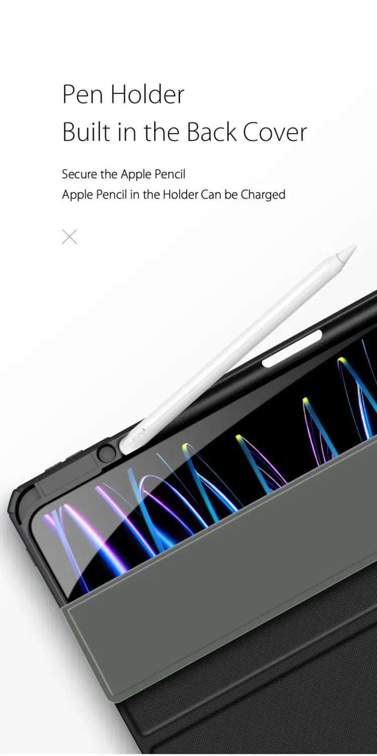iPad Pro 12.9’’ /Air 13” Transparent Back Protective Case