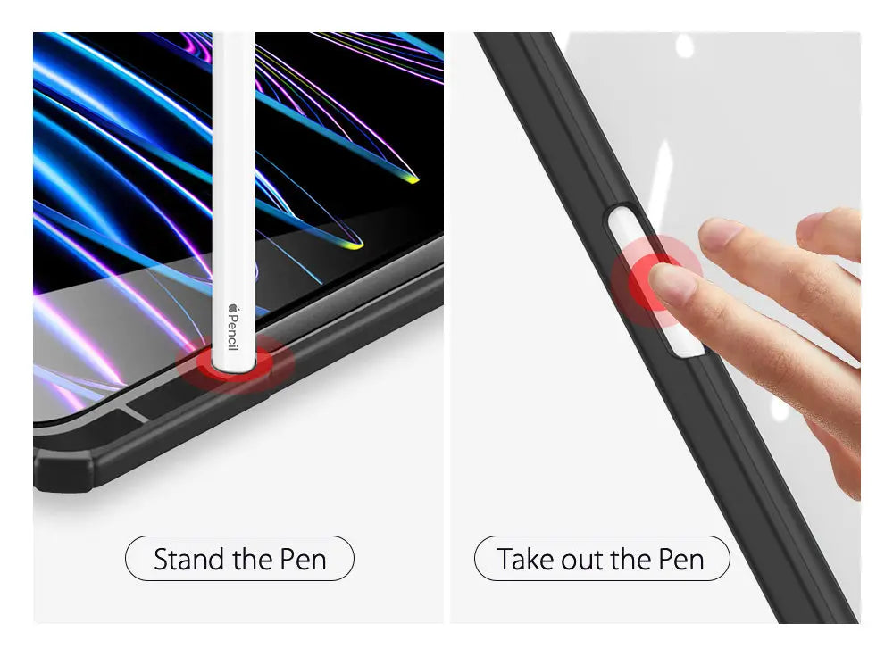 iPad Pro 12.9’’ /Air 13” Transparent Back Protective Case