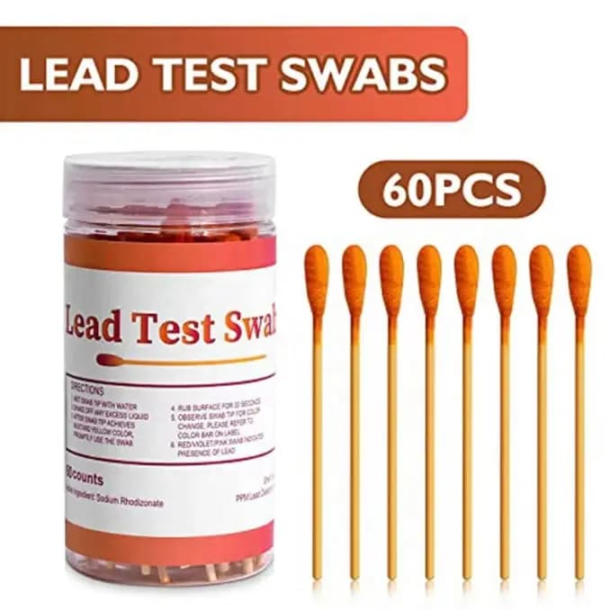 Lead Test Kit Test House Paint Metal Ceramics 60 Cotton