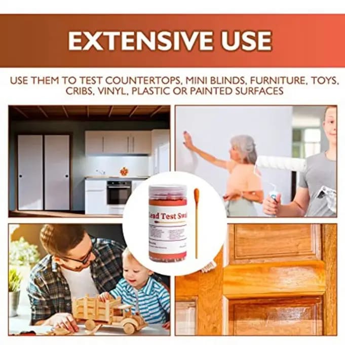 Lead Test Kit Test House Paint Metal Ceramics 60 Cotton