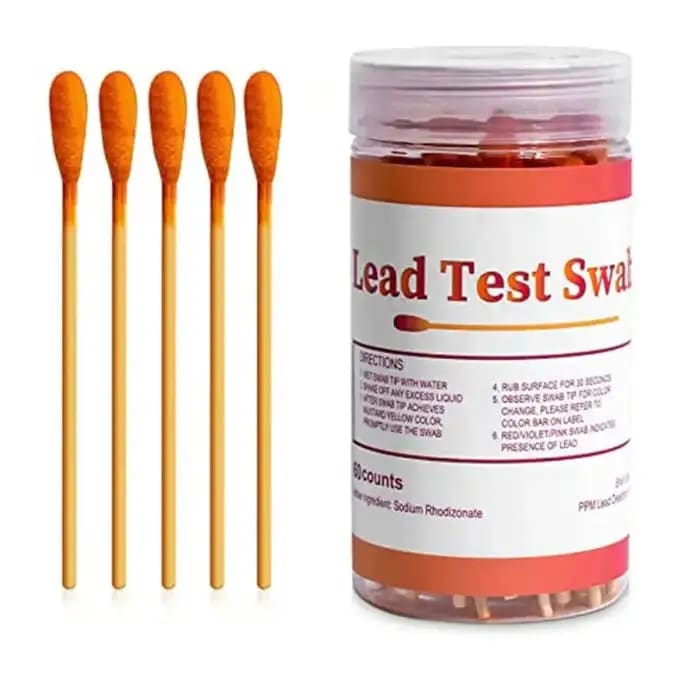 Lead Test Kit Test House Paint Metal Ceramics 60 Cotton