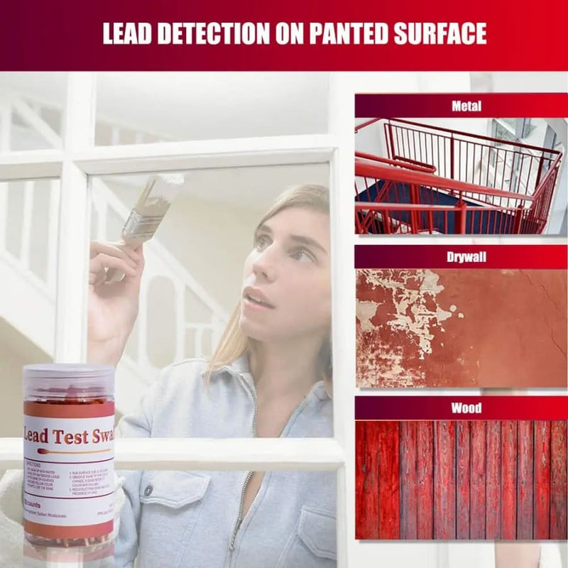 Lead Test Kit Test House Paint Metal Ceramics 60 Cotton