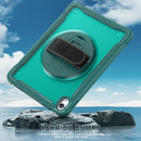 iPad 11" (A16, 2024) / iPad 10 (2022) Rugged Case - 360° Stand, Hand & Shoulder Strap - Shockproof - Green