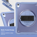 iPad 11" (A16, 2024) / iPad 10 (2022) Rugged Case - 360° Stand, Hand & Shoulder Strap - Shockproof - Lavender