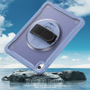 iPad 11" (A16, 2024) / iPad 10 (2022) Rugged Case - 360° Stand, Hand & Shoulder Strap - Shockproof - Lavender