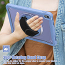 iPad 11" (A16, 2024) / iPad 10 (2022) Rugged Case - 360° Stand, Hand & Shoulder Strap - Shockproof - Lavender