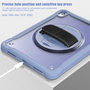 iPad 11" (A16, 2024) / iPad 10 (2022) Rugged Case - 360° Stand, Hand & Shoulder Strap - Shockproof - Lavender