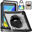 iPad 10.2’’ (7th/8th/9th Gen) Rugged Case - 360° Stand Hand