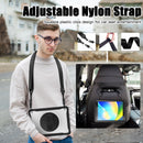 iPad 10.2" (7th/8th/9th Gen) Rugged Case - 360° Stand, Hand & Shoulder Strap - Shockproof - Black