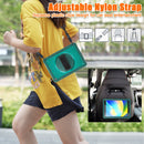 iPad 10.2" (7th/8th/9th Gen) Rugged Case - 360° Stand, Hand & Shoulder Strap - Shockproof - Green