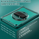 iPad 10.2" (7th/8th/9th Gen) Rugged Case - 360° Stand, Hand & Shoulder Strap - Shockproof - Green