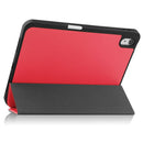 iPad 11 (A16 2025) PU Leather Case with Pen Holder [Red] 6