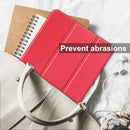 iPad 11 (A16 2025) PU Leather Case with Pen Holder [Red] 9