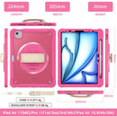 iPad Air 11’’ / 10.9’’ Rugged Case - 360° Stand Hand &