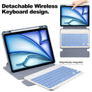 360° Rotating Keyboard Case for iPad Air 11 (2026-2020 M4/M3/M2/5th/4th) – Detachable Keyboard with Pencil Holder [Lavender]