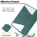 Rotating Acrylic Back PU Leather Case for iPad Air 11 (2026-2020 M4/M3/M2/5th/4th) with Pencil Holder [Teal]