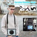 iPad Air 11" / 10.9" Rugged Case - 360° Stand, Hand & Shoulder Strap - Shockproof (M2/M3/M4) - Black