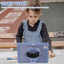 iPad Air 11" / 10.9" Rugged Case - 360° Stand, Hand & Shoulder Strap - Shockproof (M2/M3/M4) - Lavender