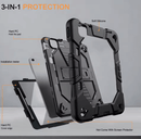 Rugged iPad Air 11" 2024 Case – Shockproof Cover Stand & Pencil Holder