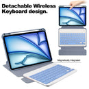 360° Rotating Keyboard Case for iPad Air 13 (2026-2024 M4/M3/M2)– Detachable Keyboard with Pencil Holder [Lavender]