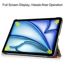 iPad Air 13 (M3 2025) Designer Tri Fold Case [Graffiti] 3