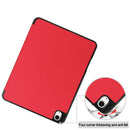 iPad Air 13 (M3 2025) Tri Fold Case with Pen Holder [Red] 5