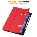 iPad Air 13 (M3 2025) Tri Fold Case with Pen Holder [Red] 2