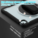 iPad Air 13" Rugged Case (M2/M3/M4) - 360° Stand, Hand & Shoulder Strap - Shockproof - Black