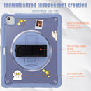 iPad Air 13" Rugged Case (M2/M3/M4) - 360° Stand, Hand & Shoulder Strap - Shockproof - Lavender