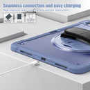 iPad Air 13" Rugged Case (M2/M3/M4) - 360° Stand, Hand & Shoulder Strap - Shockproof - Lavender