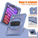 iPad Mini 6 / 7 (A17 Pro) Rugged Case - 360° Stand Hand &