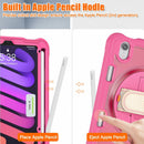 iPad Mini 6 / 7 (A17 Pro) Rugged Case - 360° Stand Hand &