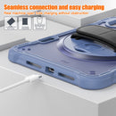 iPad Mini 6 / 7 (A17 Pro) Rugged Case - 360° Stand, Hand & Shoulder Strap - Shockproof - Lavender