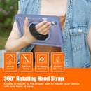 iPad Mini 6 / 7 (A17 Pro) Rugged Case - 360° Stand, Hand & Shoulder Strap - Shockproof - Lavender