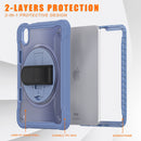 iPad Mini 6 / 7 (A17 Pro) Rugged Case - 360° Stand, Hand & Shoulder Strap - Shockproof - Lavender