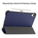 iPad Mini 7 (A17 Pro 2024) Tri Fold PU Leather Case [Navy] 5