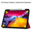iPad Pro 11’’ 2021 (3rd Gen) Case Tri-Fold Pen Holder (Red)