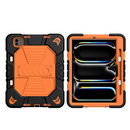 iPad Pro 13-Inch (M4) 2024 Rugged Shockproof Case with Kickstand (Orange)