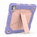 iPad Pro 11-Inch (M4) 2024 7th Gen Rugged Shockproof Case with Kickstand (Pink)