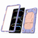 iPad Pro 11-Inch (M5) 2025 Rugged Shockproof Case with Kickstand (Pink)