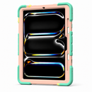iPad Pro 11-Inch (M4) 2024 7th Gen Rugged Shockproof Case with Kickstand (Rainbow)